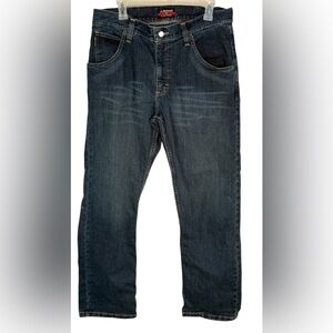 Bulwark flame resistant mens blue jeans size 34-30